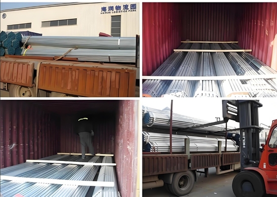 Service de traitement par perçage de tubes en acier galvanisé pour le transport de gaz