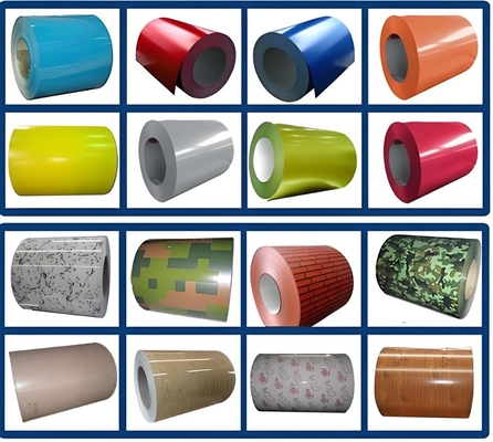 PPGI bobines d'acier avec besoin personnalisé Poids de bobine et personnalisation Couleur RAL