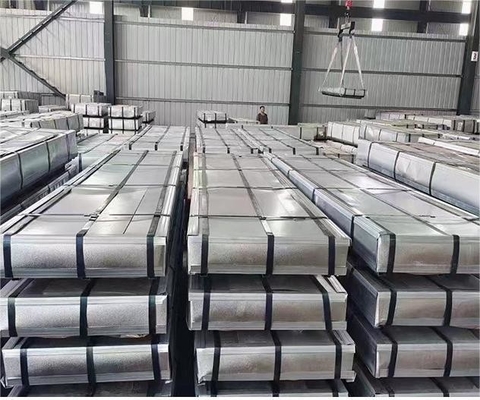 Panneaux galvanisés ondulés pour bâtiments résidentiels Largeur 600-1250 mm Certifié RoHS