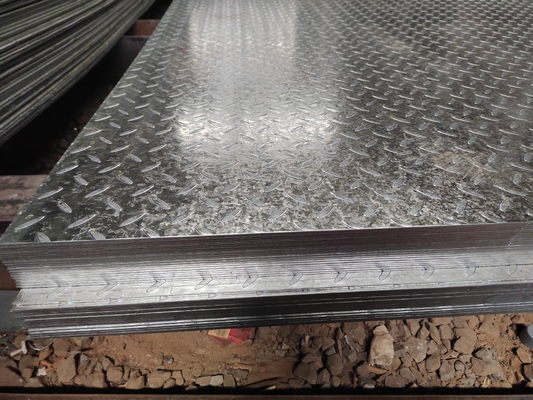 Q235 MS tôle d'acier diamanté pour la fabrication de petits outils et A36 HR tôle de fer à carreaux