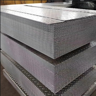 Q235 MS tôle d'acier diamanté pour la fabrication de petits outils et A36 HR tôle de fer à carreaux