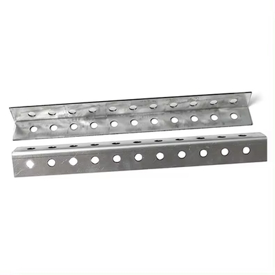 Lintel en acier galvanisé perforé à angle égal laminé à chaud avec trous de perforation/barre en fer à fente