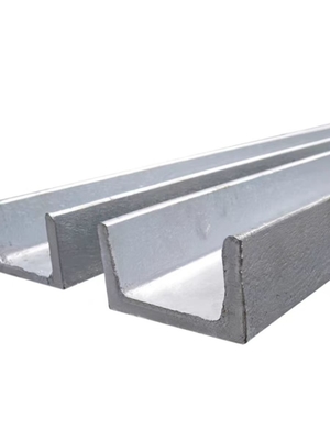 Percussion de taille standard UPN 100 Barre de canal en acier U pour la structure du bâtiment