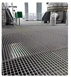 Plancher de grille en acier galvanisé pour plateforme de passerelle