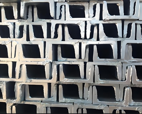 GB Standard en acier à chaud laminé au carbone U-canal Tailles Q235 SS400 ASTM A36 ST37 S235jr S355jr
