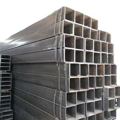 Service de coupe Pipe rectangulaire galvanisée sur mesure avec une tolérance de ± 1%