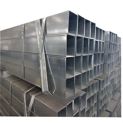 Service de coupe Pipe rectangulaire galvanisée sur mesure avec une tolérance de ± 1%