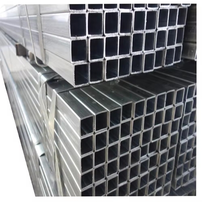 Service de coupe Pipe rectangulaire galvanisée sur mesure avec une tolérance de ± 1%