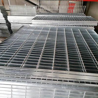 Piste de grille en acier galvanisé à chaud pour applications industrielles