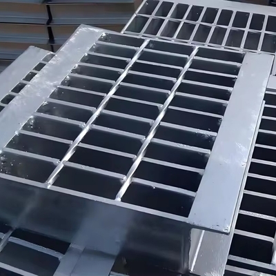 Grille en aluminium pour une plateforme de passerelle de champ de mine certifiée ISO9001 en acier galvanisé