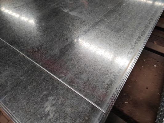 5.75*1500mm Plaque d'acier galvanisé soudé pour revêtement de construction Z41-Z60 personnalisable