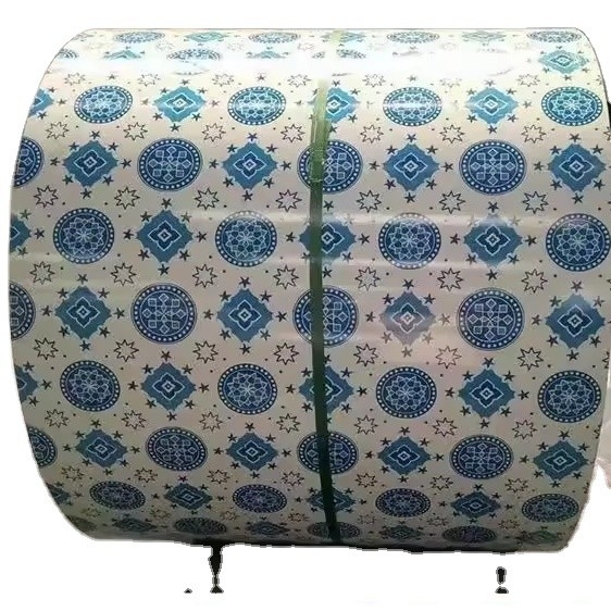 Couche de zinc Z30-Z275 Prépeinture Ppgi Z100 bobine d'acier laminée à froid pour matériaux de construction