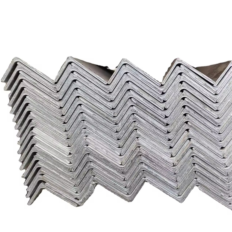 Acier métallique laminé à chaud/MS Angles L Profil d'acier à angles égaux ou inégaux Tolérance minimale de ±1%