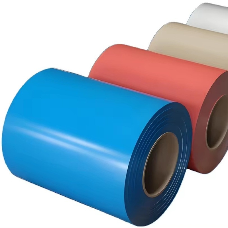 personnalisation Largeur des bobines d'acier revêtues de couleur avec Z81-Z120 revêtement d'acier galvanisé