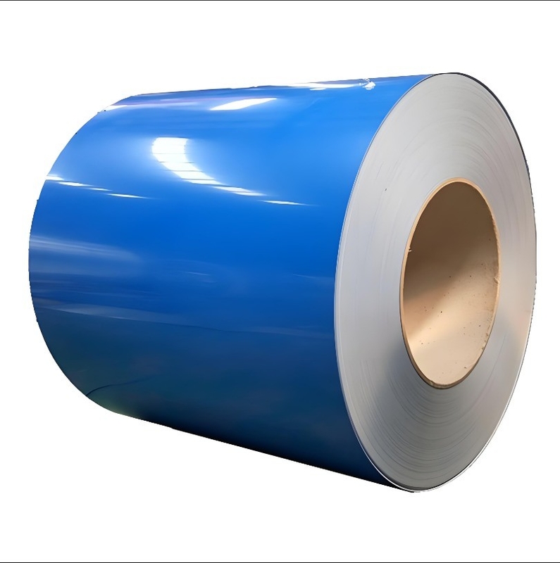 Coil d'acier galvanisé prépeint PPGI revêtu de couleur pour la fabrication de feuilles ondulées
