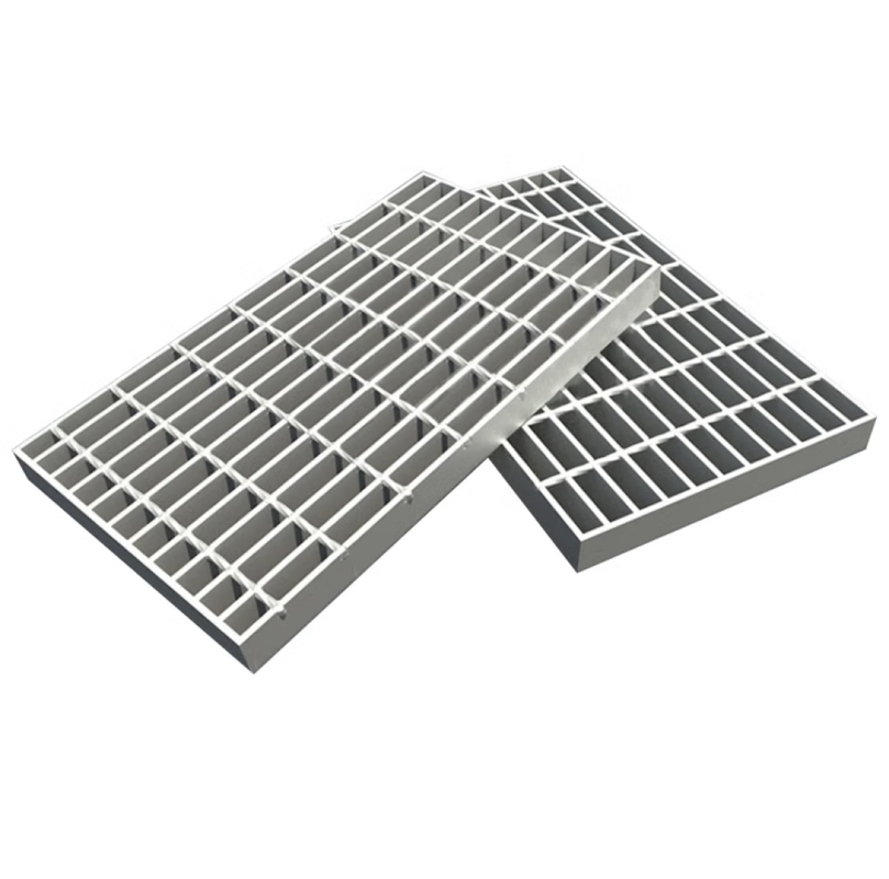 Structure en acier galvanisé couverture de tranchée plancher grille de drainage de treillis 50 mm Barre transversale